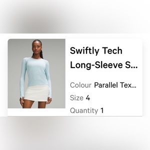 Swiftly Tech Long Sleeve 2.0 Race Length    Parallel Texture Sheer Blue/Water